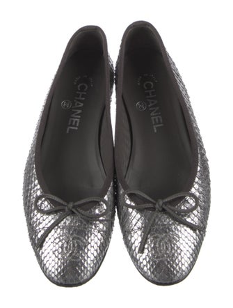 Chanel 2015 Interlocking CC Logo Ballet Flats