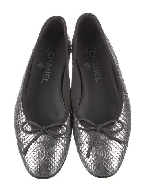 Chanel 2015 Interlocking CC Logo Ballet Flats
