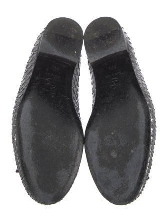 Chanel 2015 Interlocking CC Logo Ballet Flats