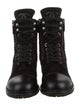 Chanel 2018 Interlocking CC Logo Combat Boots