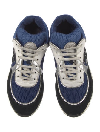 Chanel Interlocking CC Logo Mesh Sneakers