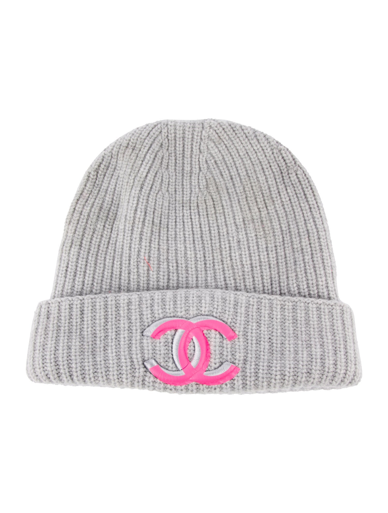 Chanel Wool Cashmere CC Beanie