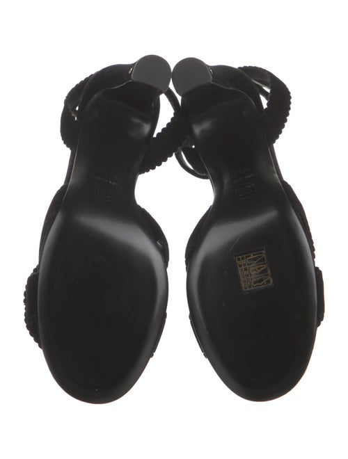 Chanel 2024 Interlocking CC Logo Sandals