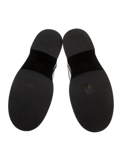 Chanel 2024-2025 Faux Pearl Accents Combat Boots