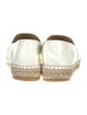 Chanel Interlocking CC Logo Patent Leather Espadrilles