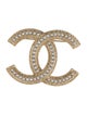 Chanel 2023 Strass CC Brooch