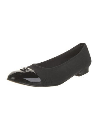 Chanel Interlocking CC Logo Ballet Flats