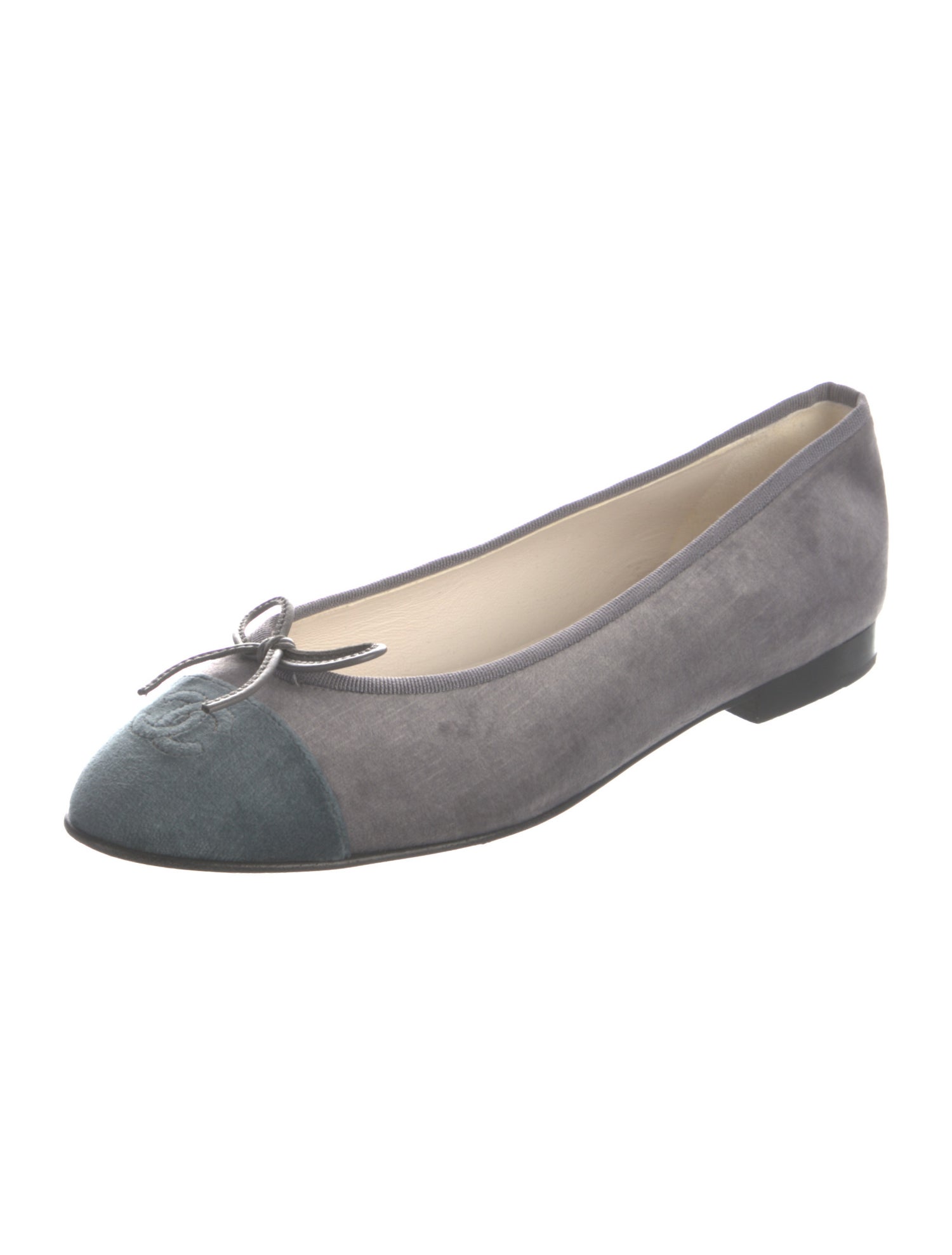 Chanel 2024 Interlocking CC Logo Ballet Flats