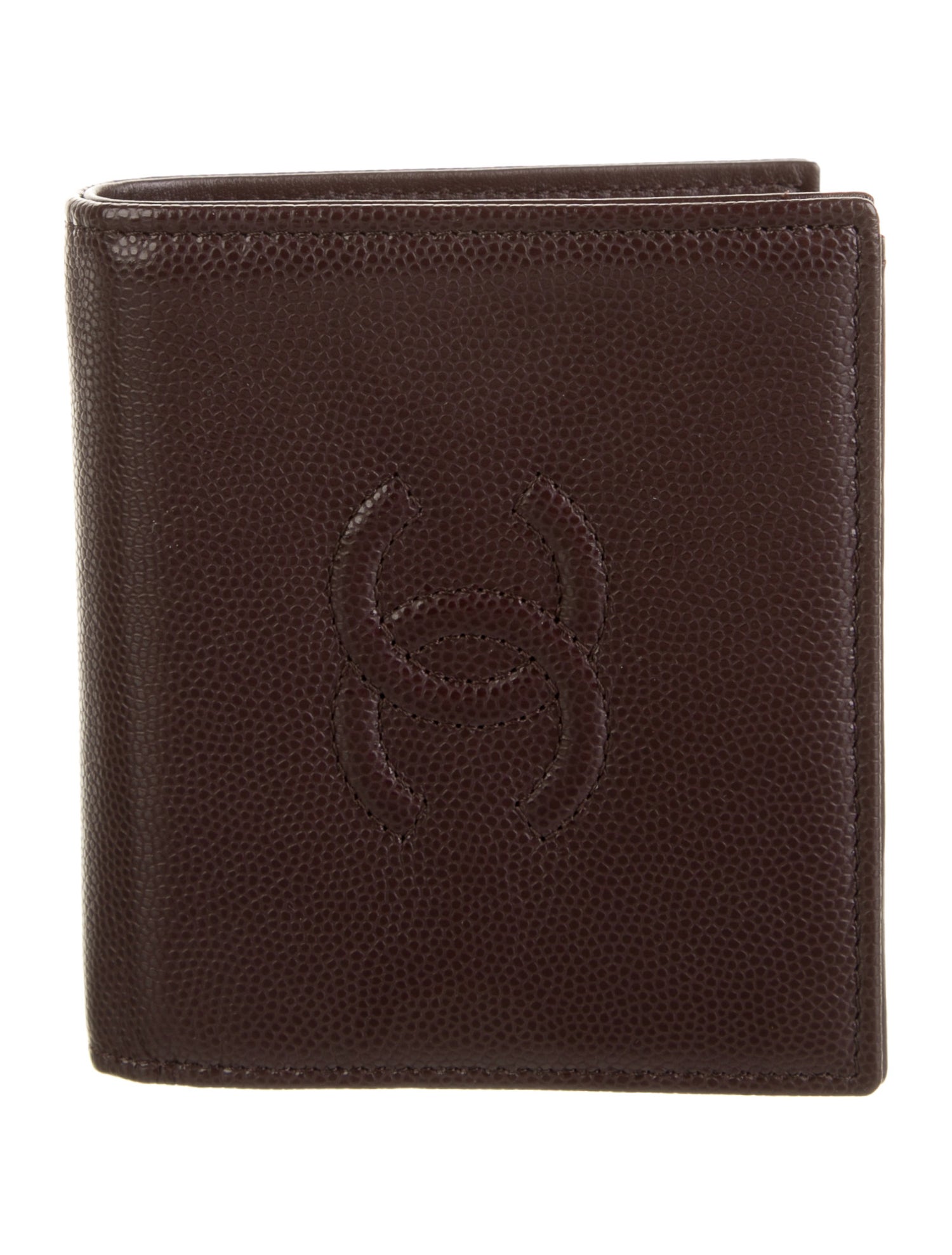 Chanel Interlocking CC Logo Compact Wallet