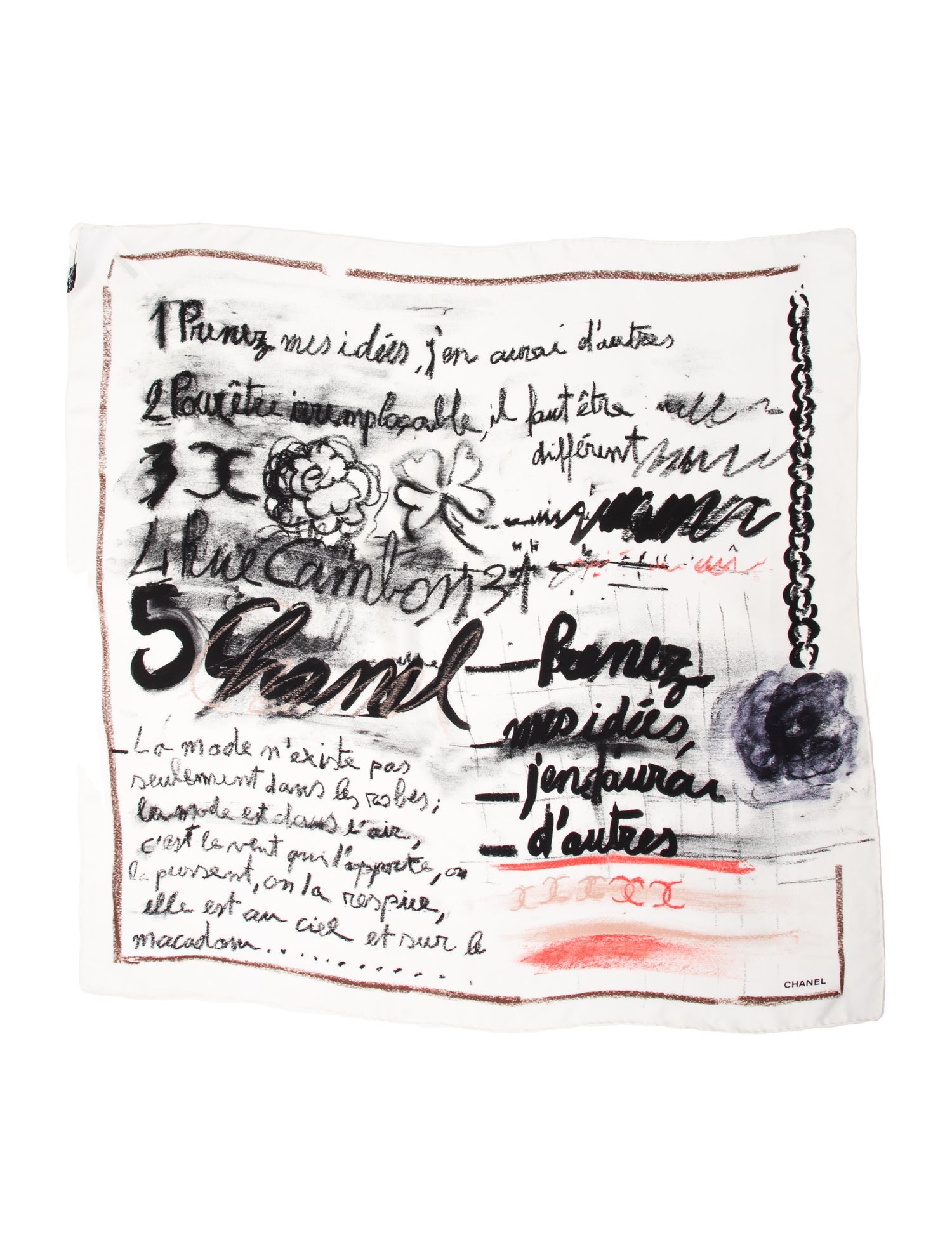 Chanel Silk 2015 Scarf