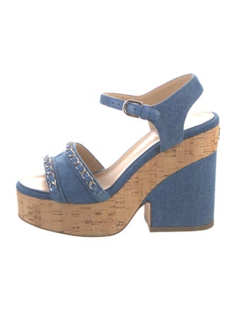 Chanel 2019 Interlocking CC Logo Sandals