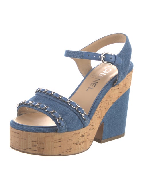 Chanel 2019 Interlocking CC Logo Sandals