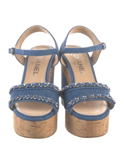 Chanel 2019 Interlocking CC Logo Sandals