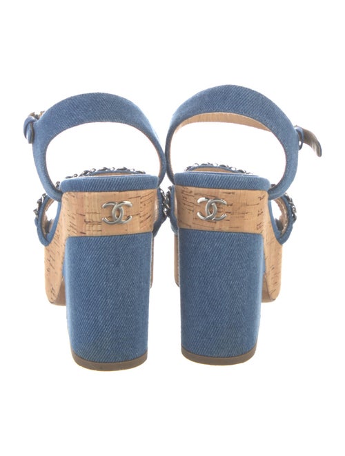 Chanel 2019 Interlocking CC Logo Sandals