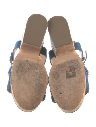 Chanel 2019 Interlocking CC Logo Sandals