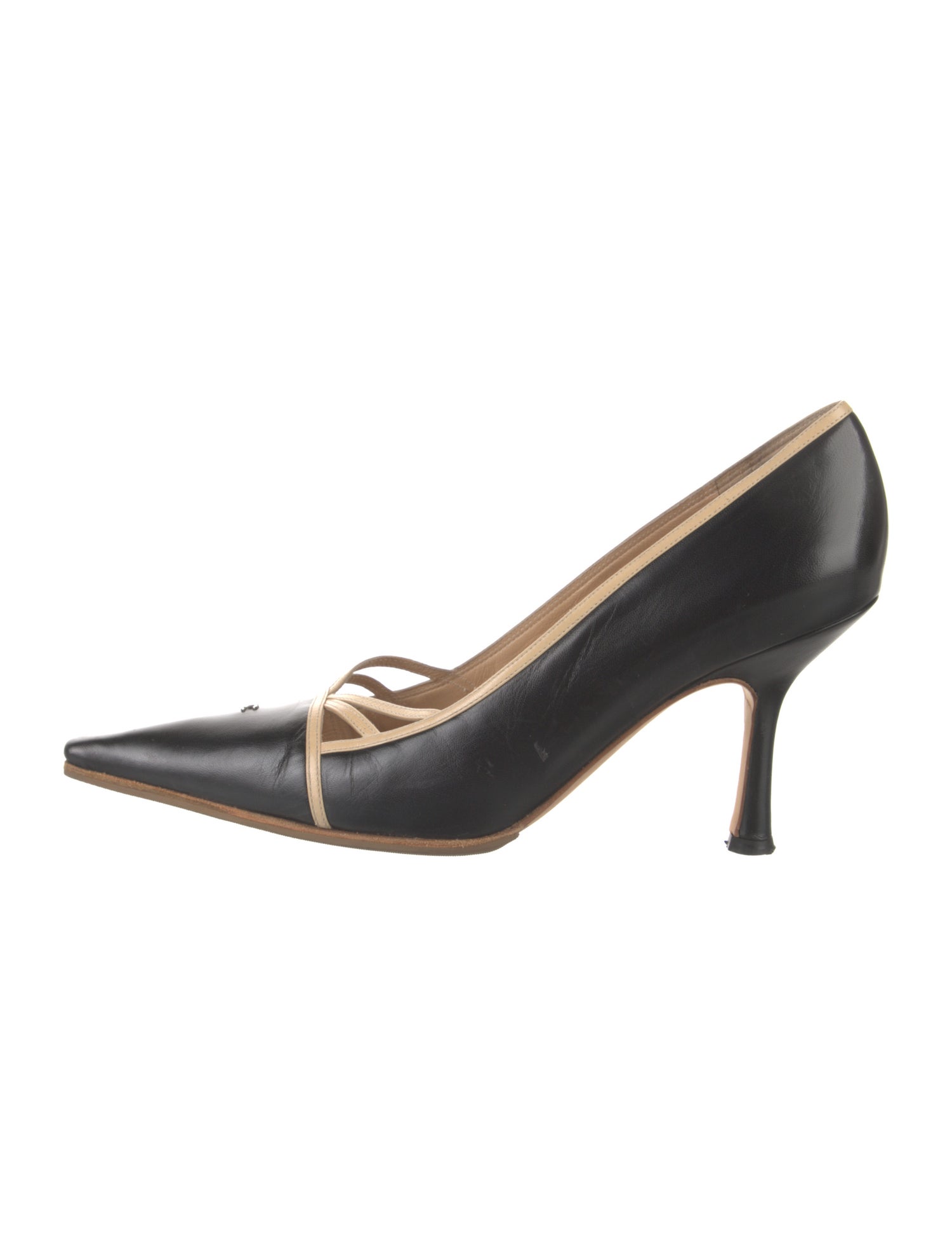 Chanel Vintage Interlocking CC Logo Pumps