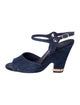 Chanel 2017 Denim Slingback Pumps