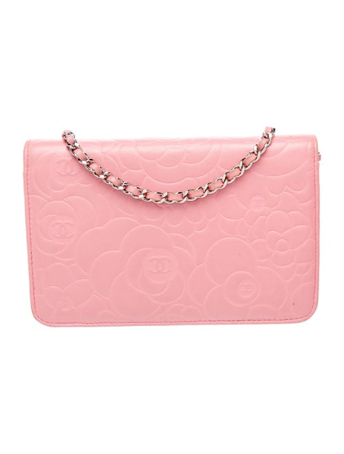 Chanel Camellia Wallet On Chain