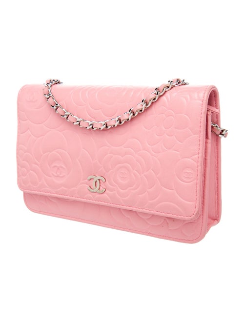 Chanel Camellia Wallet On Chain