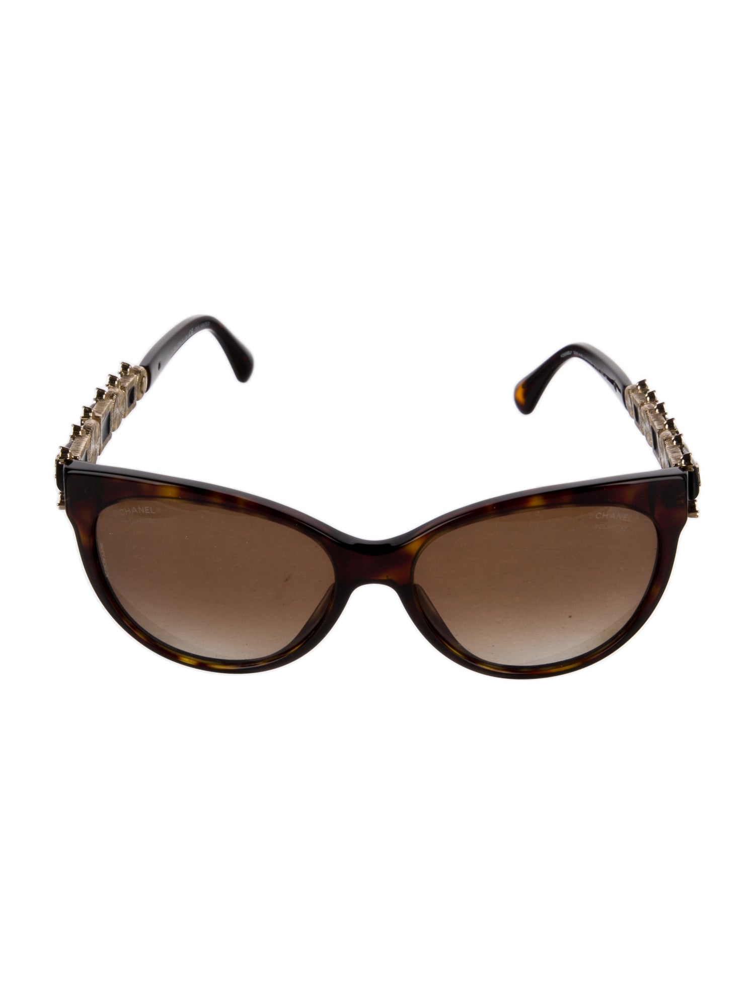 Chanel Interlocking CC Logo Cat-Eye Sunglasses