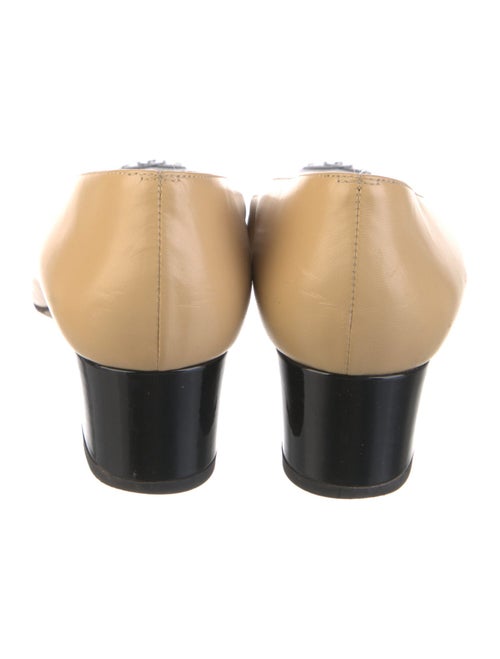 Chanel Interlocking CC Logo Leather Pumps