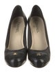 Chanel Interlocking CC Logo Lambskin Pumps