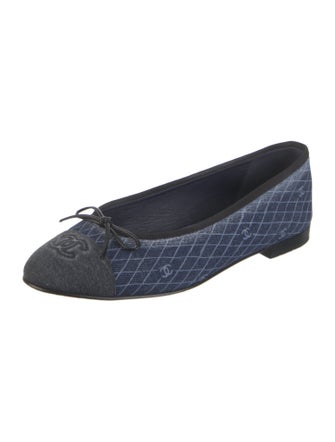 Chanel 2025 Interlocking CC Logo Ballet Flats