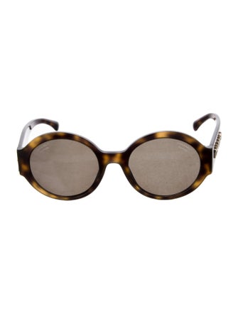 Chanel Round Tinted Sunglasses