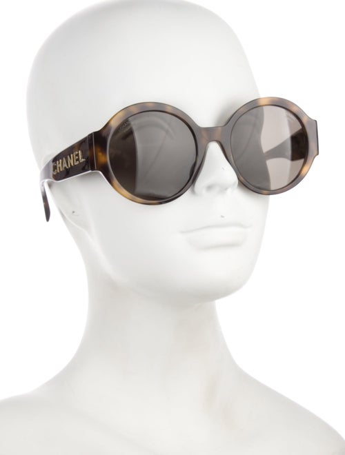 Chanel Round Tinted Sunglasses