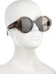 Chanel Round Tinted Sunglasses