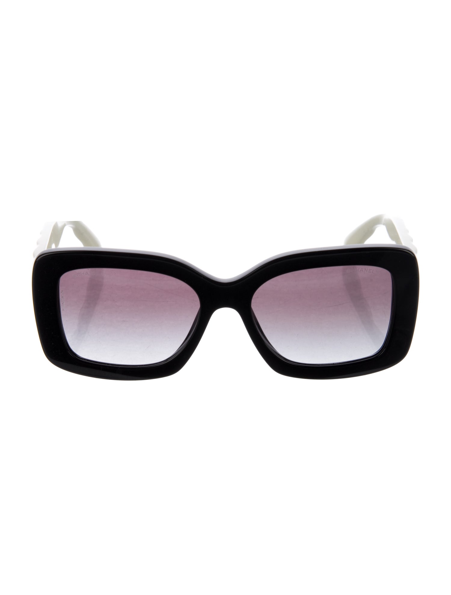 Chanel Interlocking CC Logo Square Sunglasses