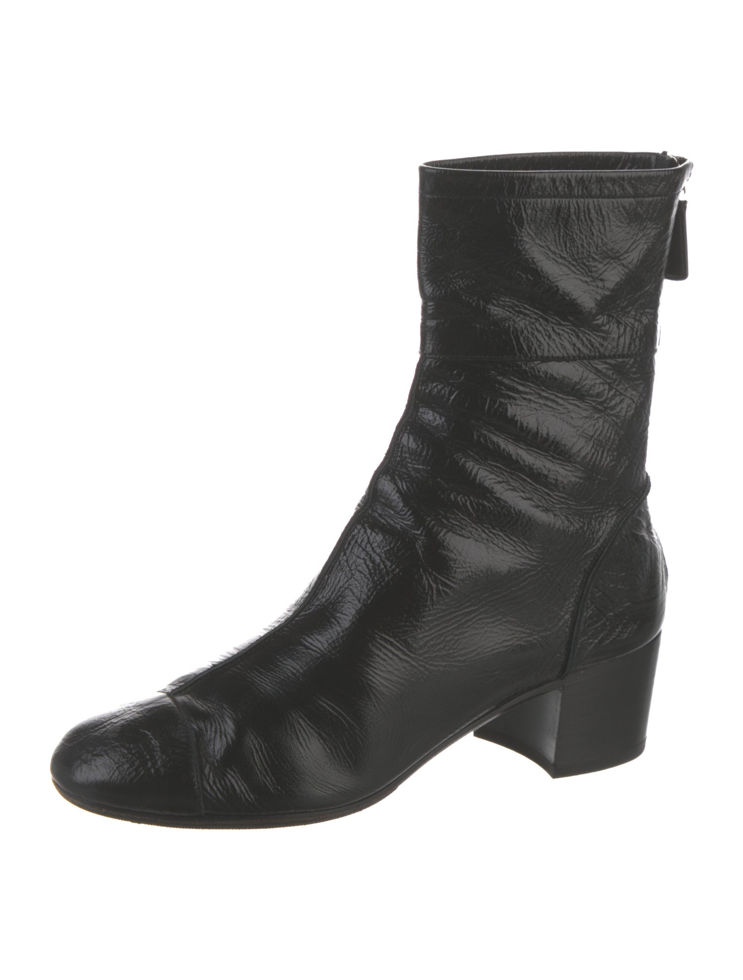 Chanel 2019 Interlocking CC Logo Combat Boots