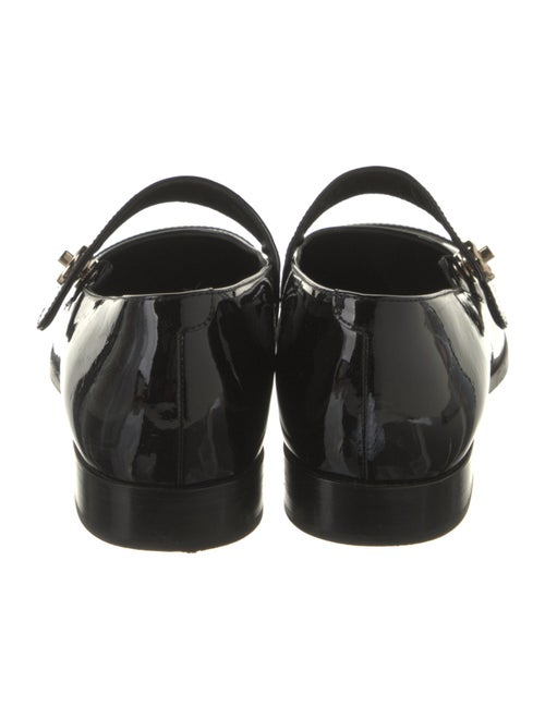 Chanel Interlocking CC Logo Patent Leather Mary Jane Flats