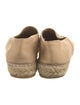 Chanel Interlocking CC Logo Leather Espadrilles