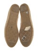 Chanel Interlocking CC Logo Leather Espadrilles