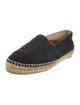 Chanel Interlocking CC Logo Velvet Espadrilles