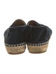Chanel Interlocking CC Logo Velvet Espadrilles