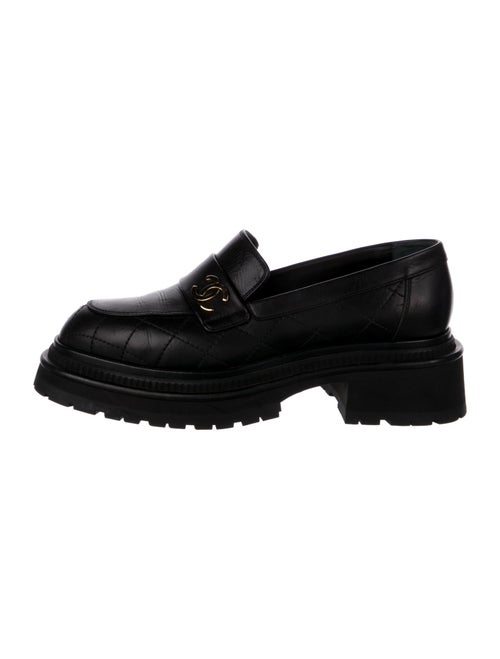 Chanel 2023 Interlocking CC Logo Loafers