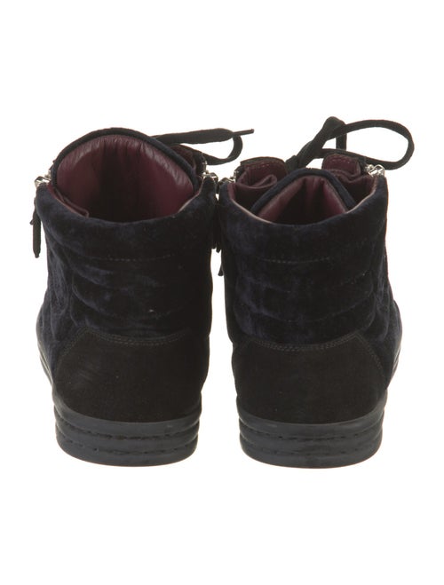 Chanel 2014 Interlocking CC Logo Wedge Sneakers