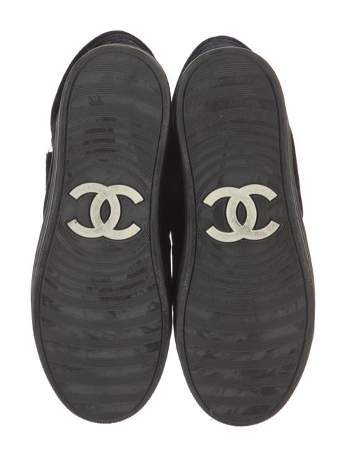 Chanel 2014 Interlocking CC Logo Wedge Sneakers