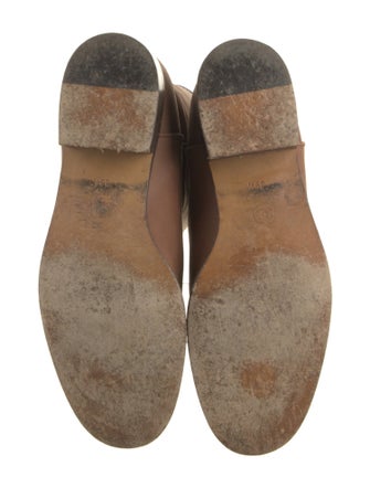 Chanel Interlocking CC Logo Leather Riding Boots