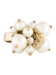 Chanel Faux Pearl Cluster CC Cocktail Ring