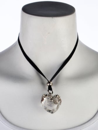 Chanel Faux Pearl, Strass & Glass Pendant Necklace