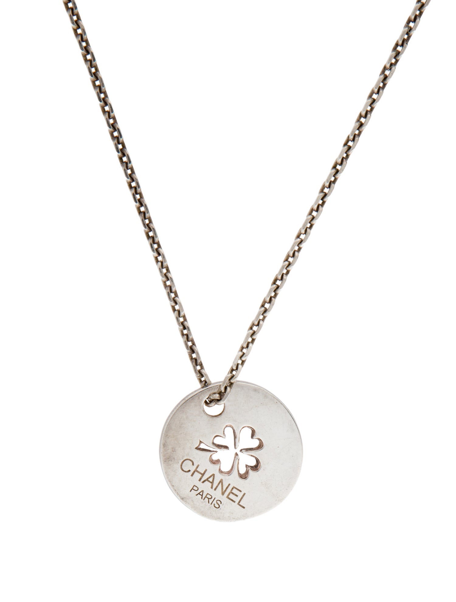 Chanel 31 Rue Cambon Clover Pendant Necklace