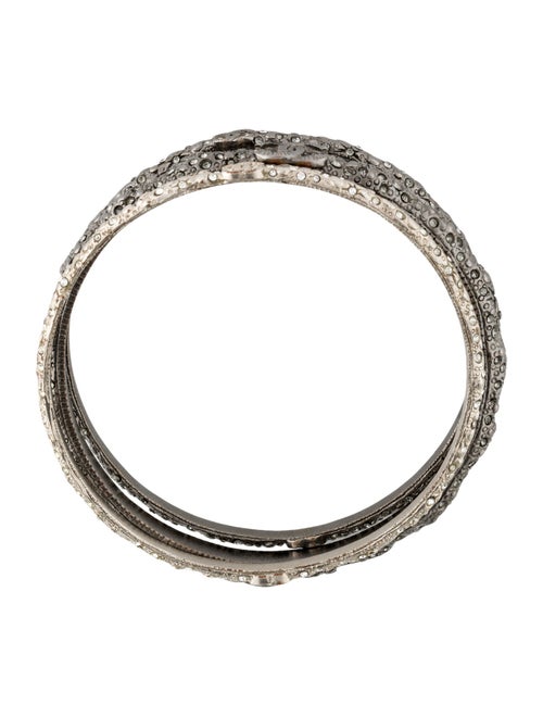 Chanel Strass CC Bangle Set