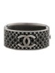 Chanel Strass CC Hinge Bangle Bracelet