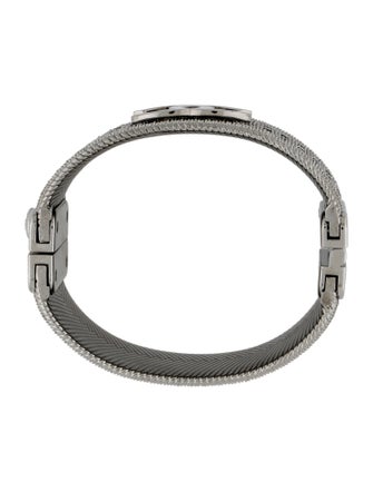 Chanel Strass CC Hinge Bangle Bracelet