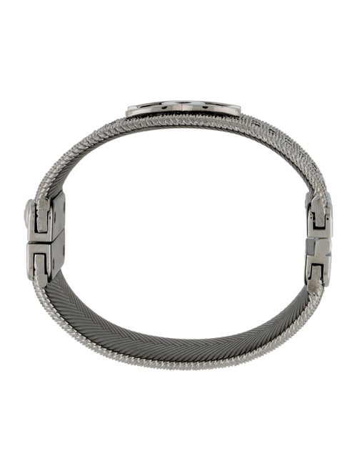 Chanel Strass CC Hinge Bangle Bracelet
