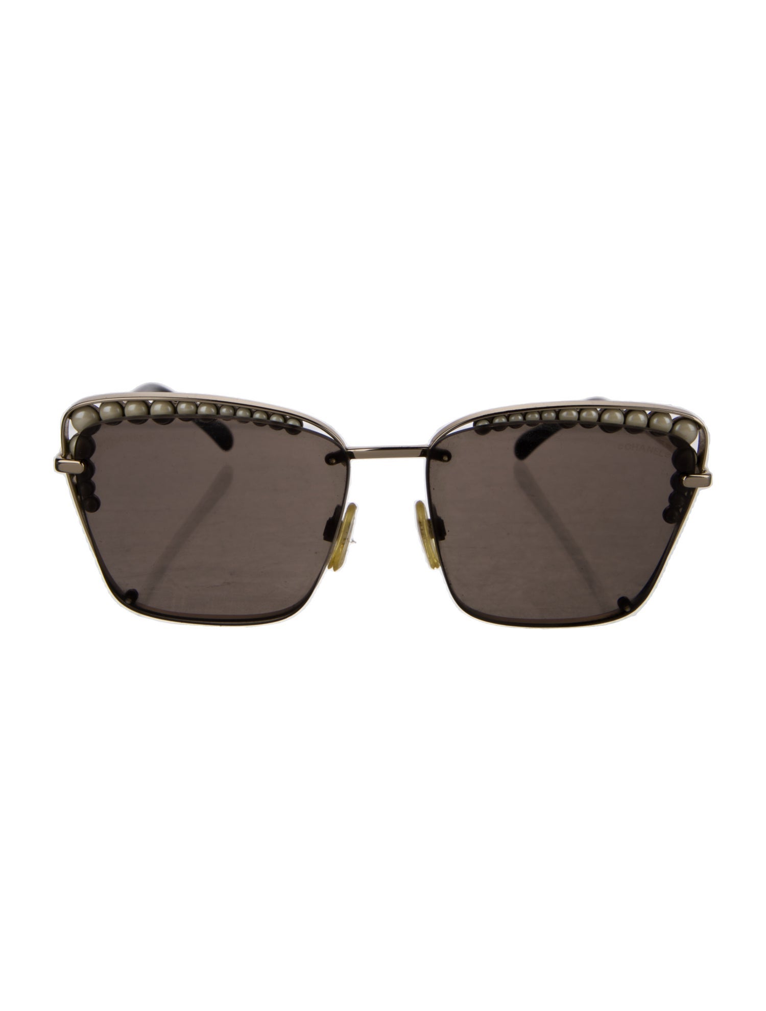 Chanel Interlocking CC Logo Square Sunglasses