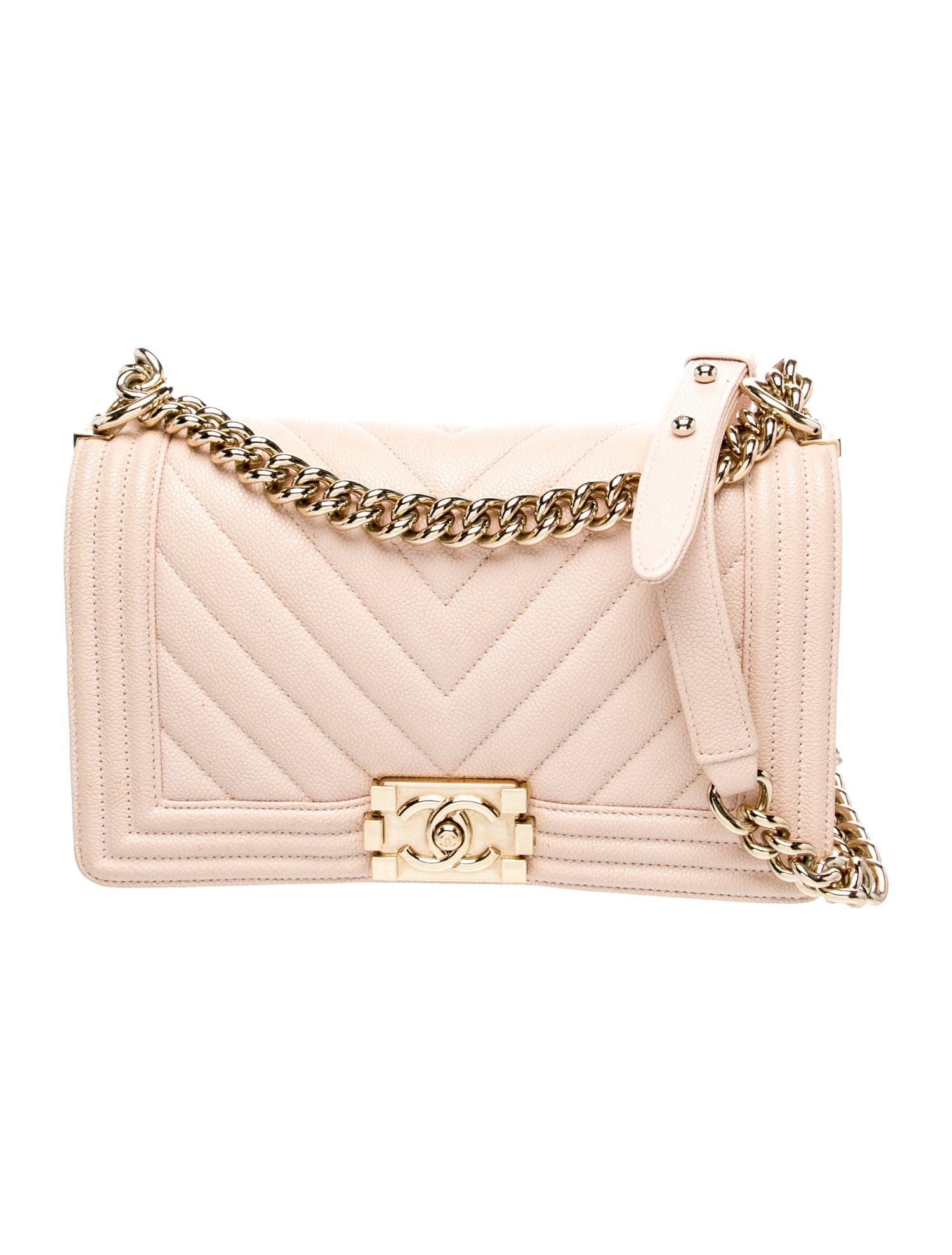 Chanel Medium Chevron Boy Bag